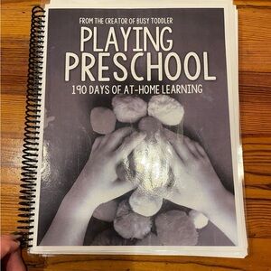 Playing Preschool Curriculum Book
